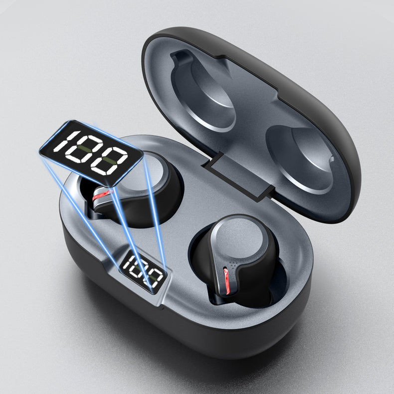 TWS Bluetooth V5.0 Touch Control Wireless Earbuds In-ear Headphones with LED Display TWS Bluetooth V5.0 Touch Control Wireless Earbuds In-ear Headphones with LED Display
